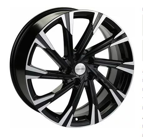Khomen Wheels KHW1901 7,5x19 5x112 ET43 57,1 Black-FP